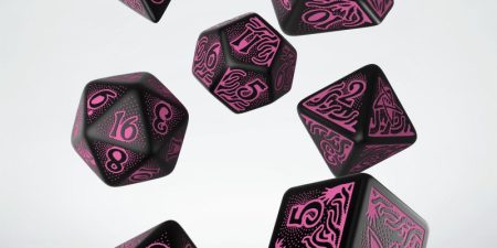 Call of Cthulhu 7th Edition - Black & magenta Dice Set