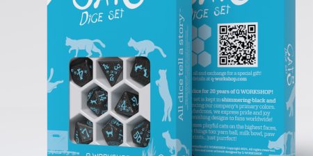 Q WORKSHOP 20 years: Cats Dice Set