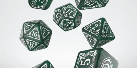 Harry Potter. Slytherin Modern Dice Set - Green