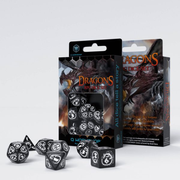 Dragons Dice Set: Hematite - Image 2