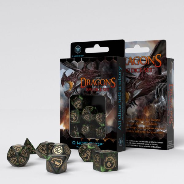 Dragons Dice Set: Nephrite - Image 2