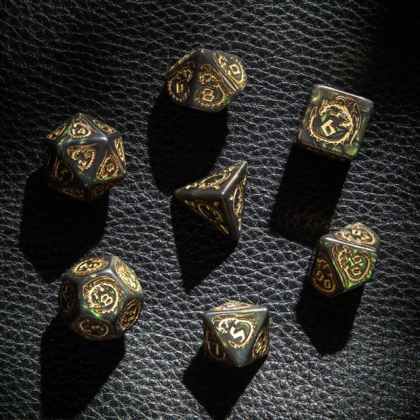 Dragons Dice Set: Nephrite - Image 3