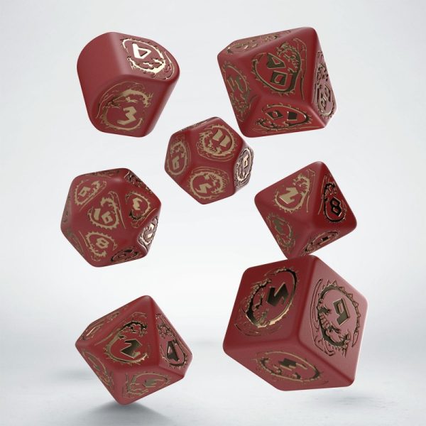 Dragons Modern Dice Set: Ruby - Image 4