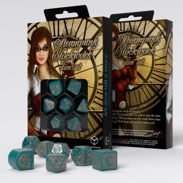 Steampunk Clockwork: Nautical Apparatus Modern Dice Set - Image 4