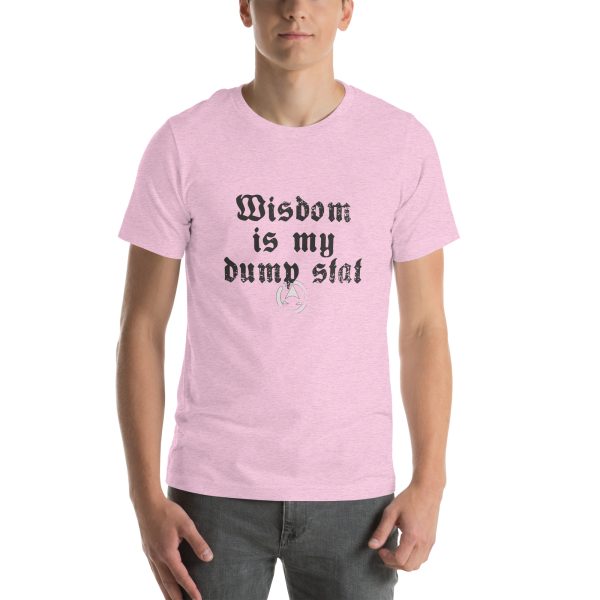 WIS is my dump stat - Unisex t-shirt - Image 61