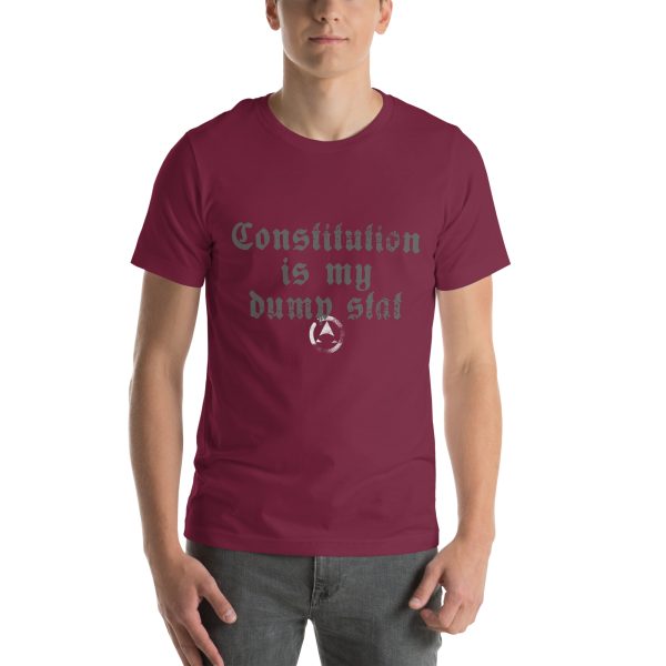 CON is my dump stat - Unisex t-shirt - Image 19