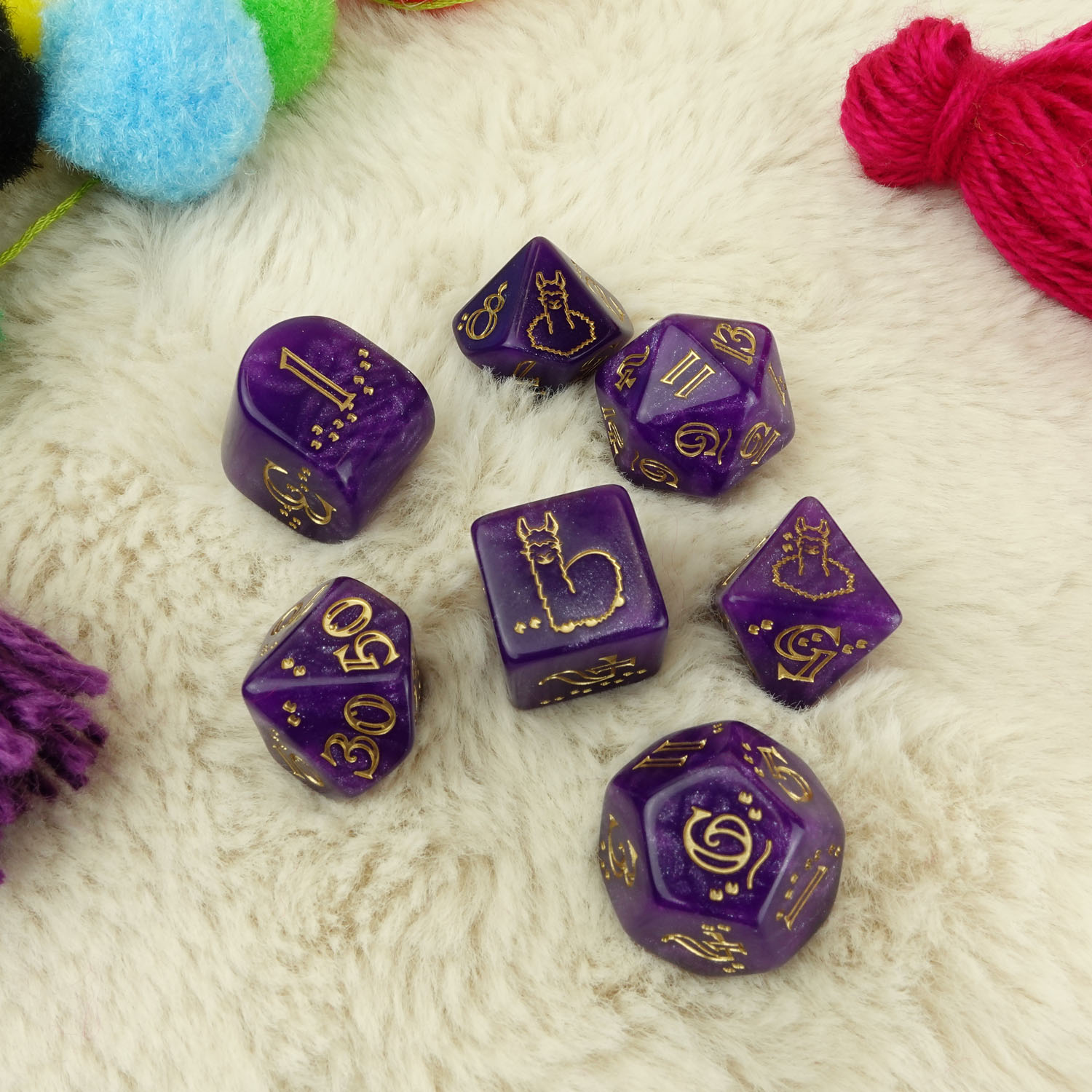 Llama Dice Set: Zippy - Image 3