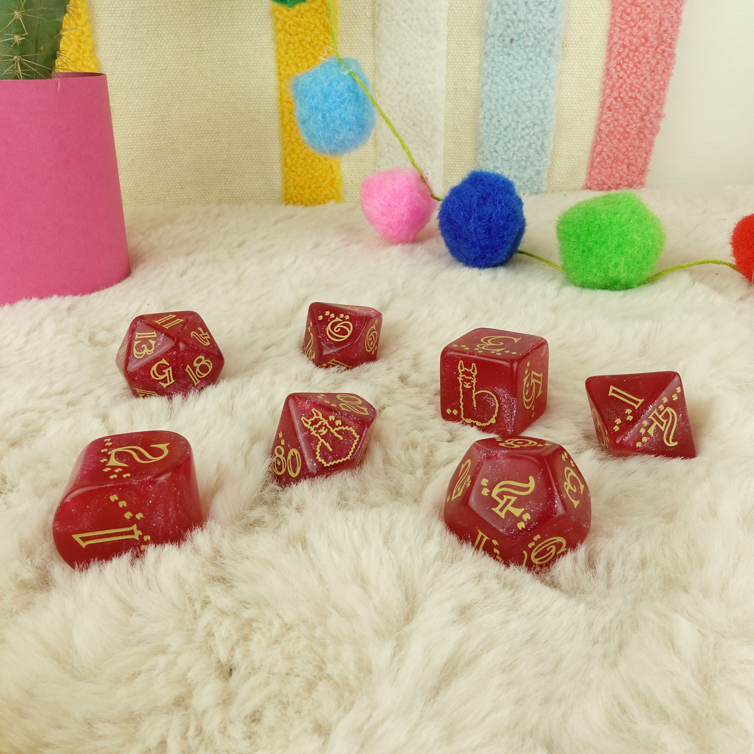 Llama Dice Set: Puffy - Image 4