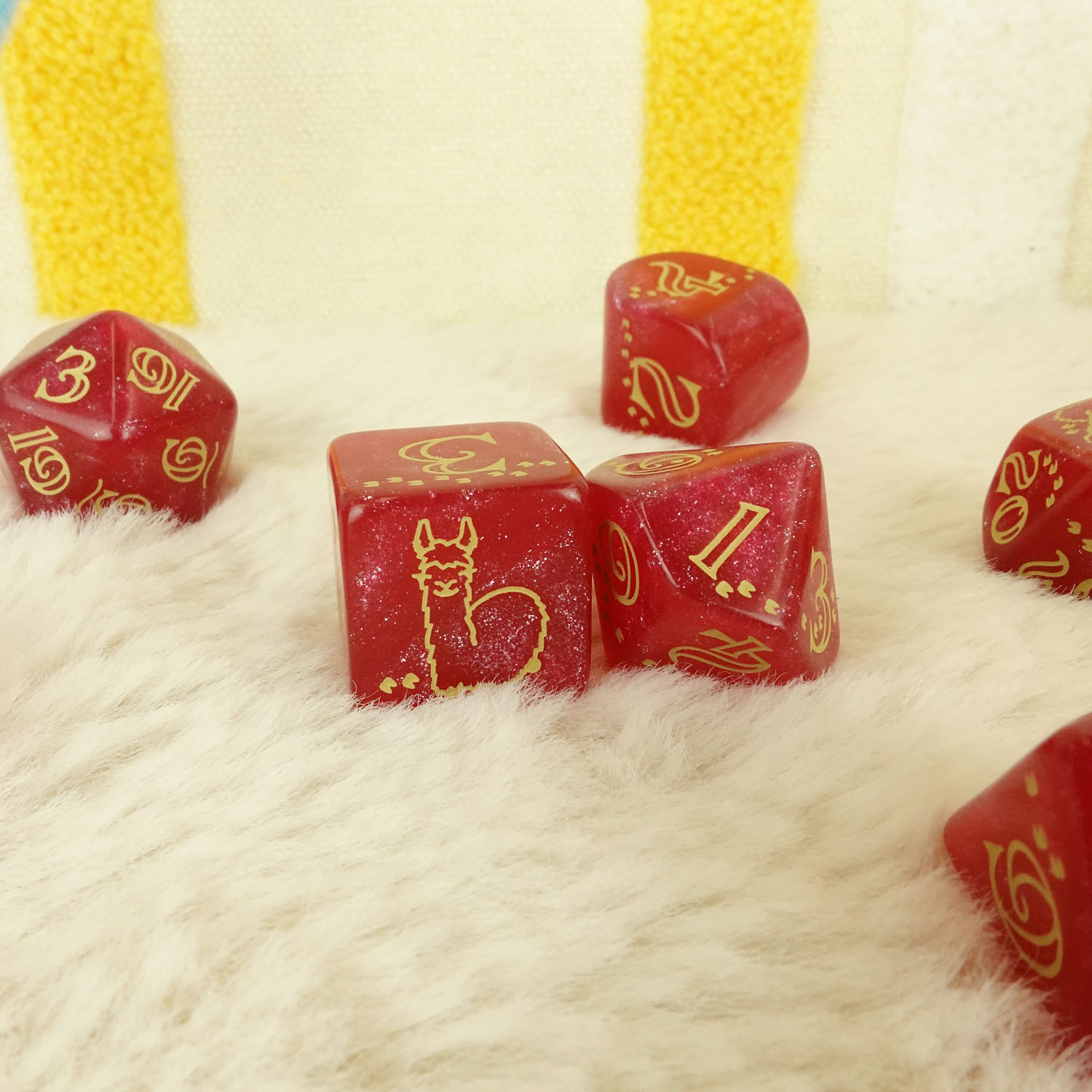 Llama Dice Set: Puffy - Image 5