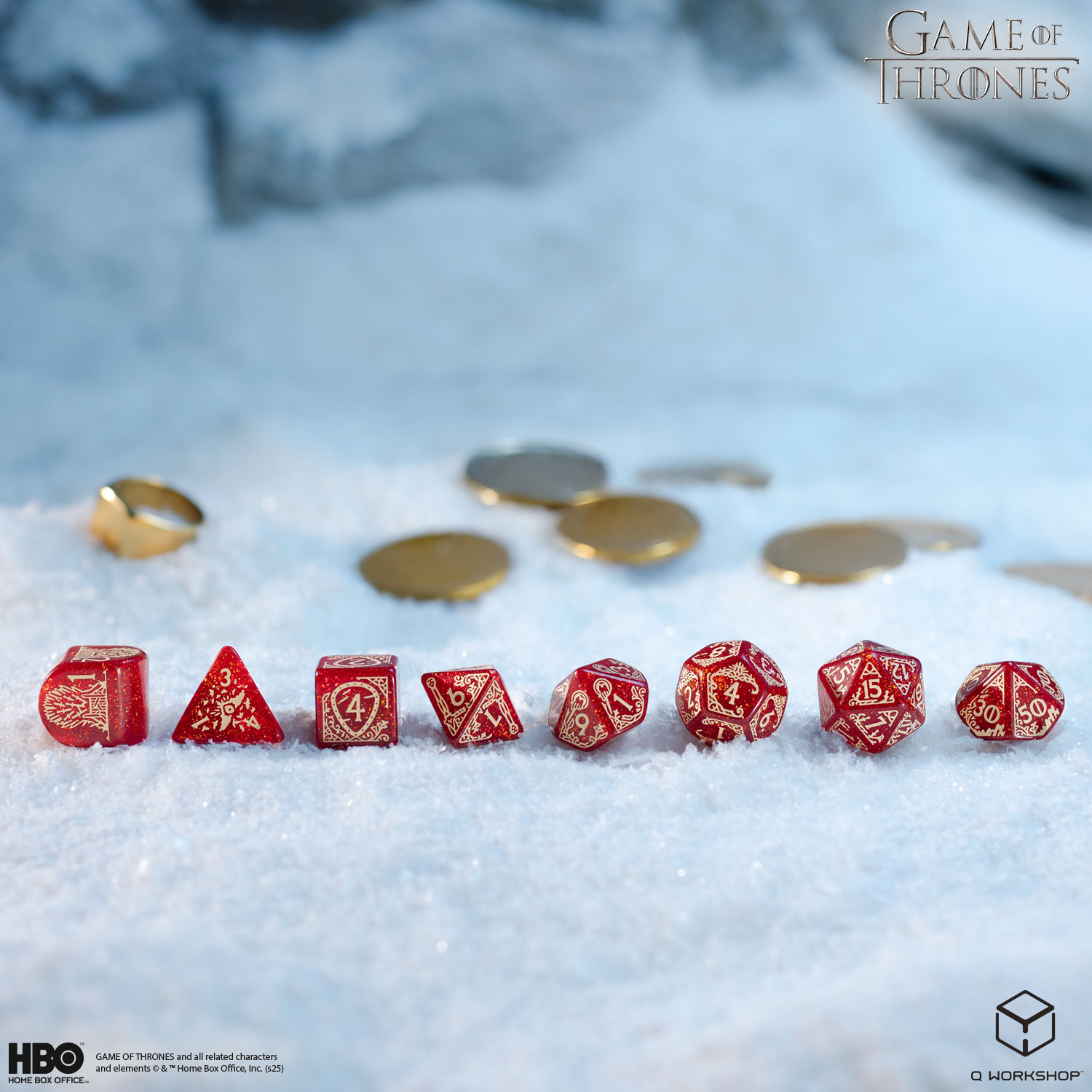 Game of Thrones. Lannister Dice Set. - Image 4