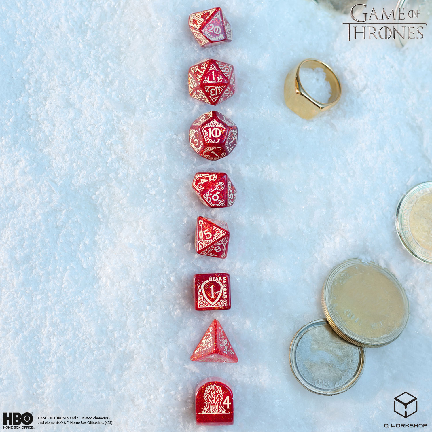 Game of Thrones. Lannister Dice Set. - Image 5