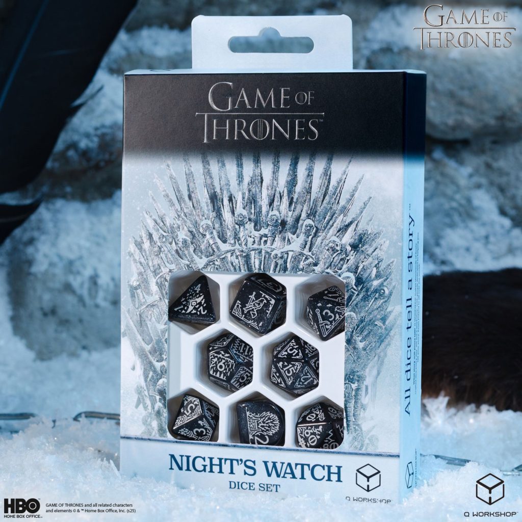 Game of Thrones. Night's Watch Dice Set.