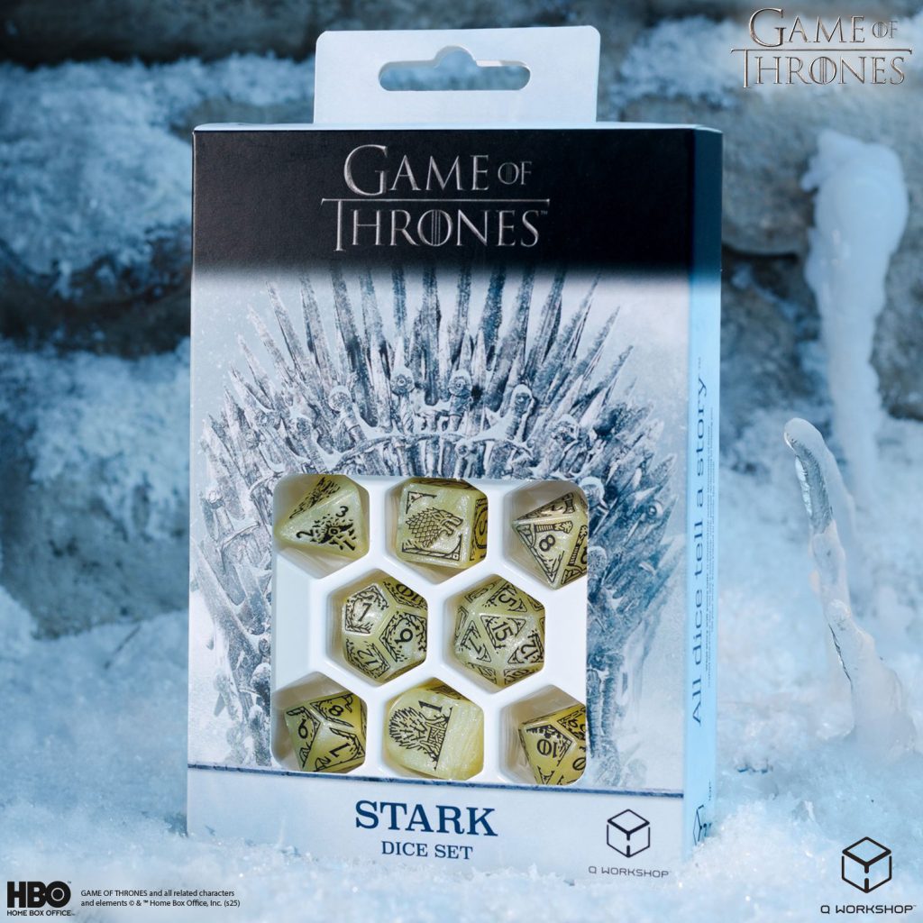 Game of Thrones. Stark Dice Set.