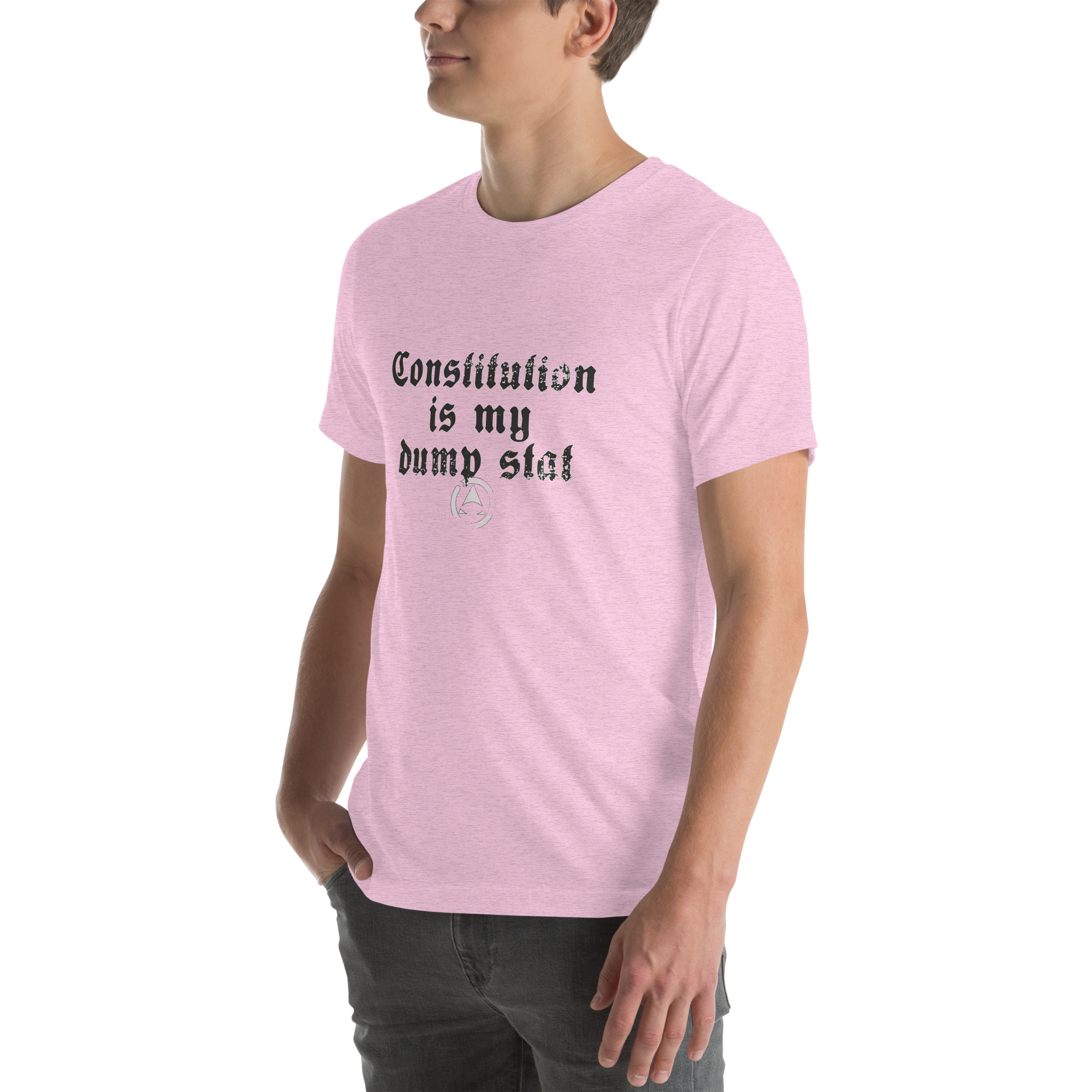 CON is my dump stat - Unisex t-shirt - Image 23