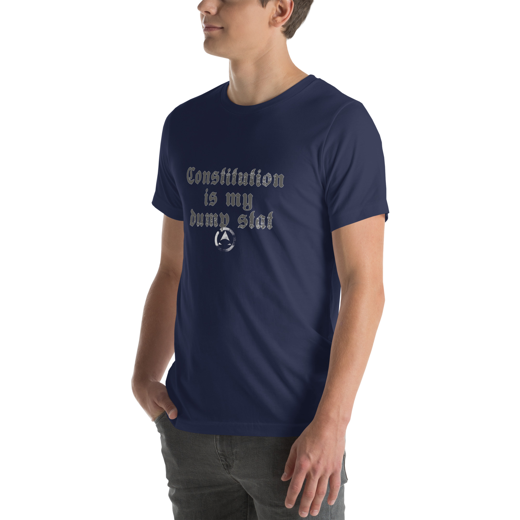 CON is my dump stat - Unisex t-shirt - Image 7