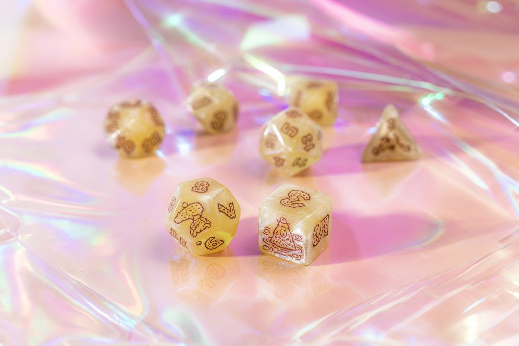 Capybara Dice Set: Sleepie