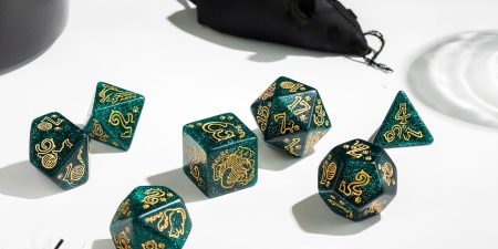 Jumbo Cats Dice Set: Merlin