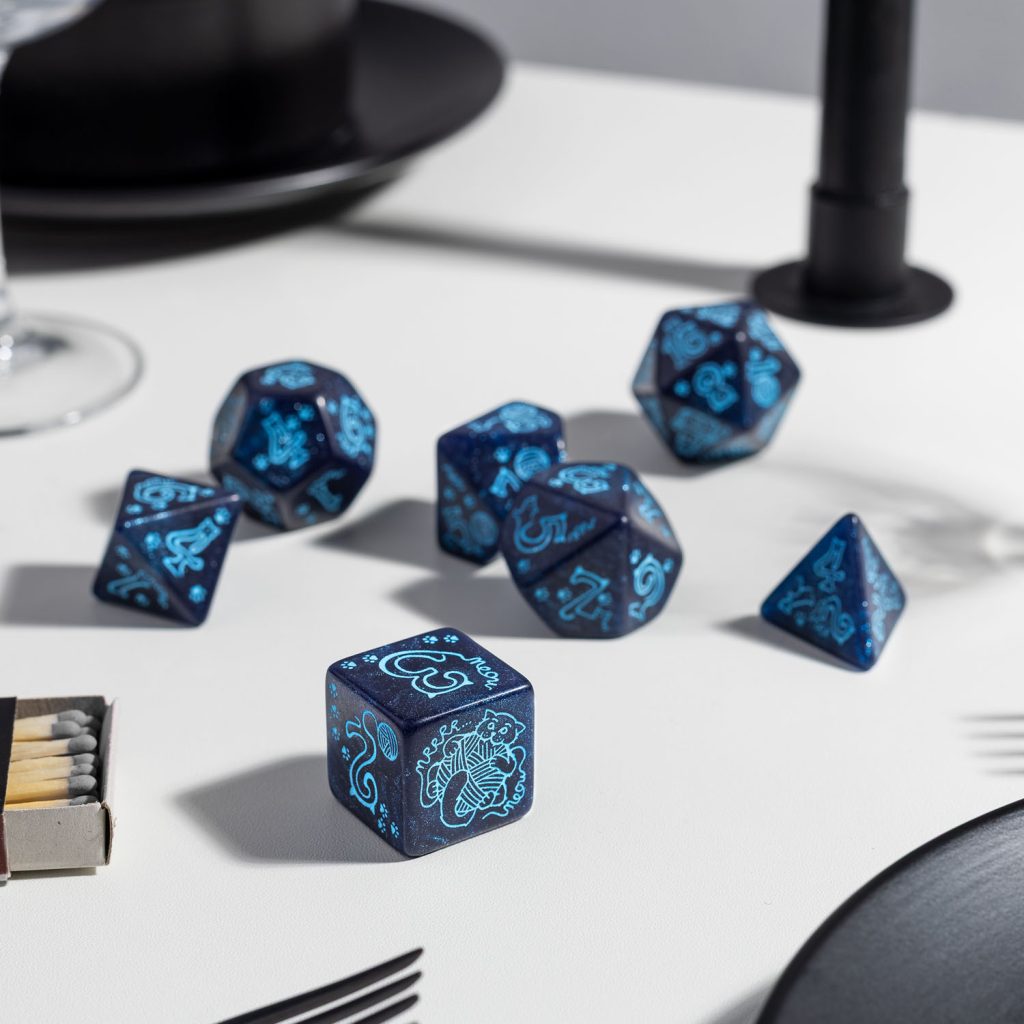 Jumbo Cats Dice Set: River